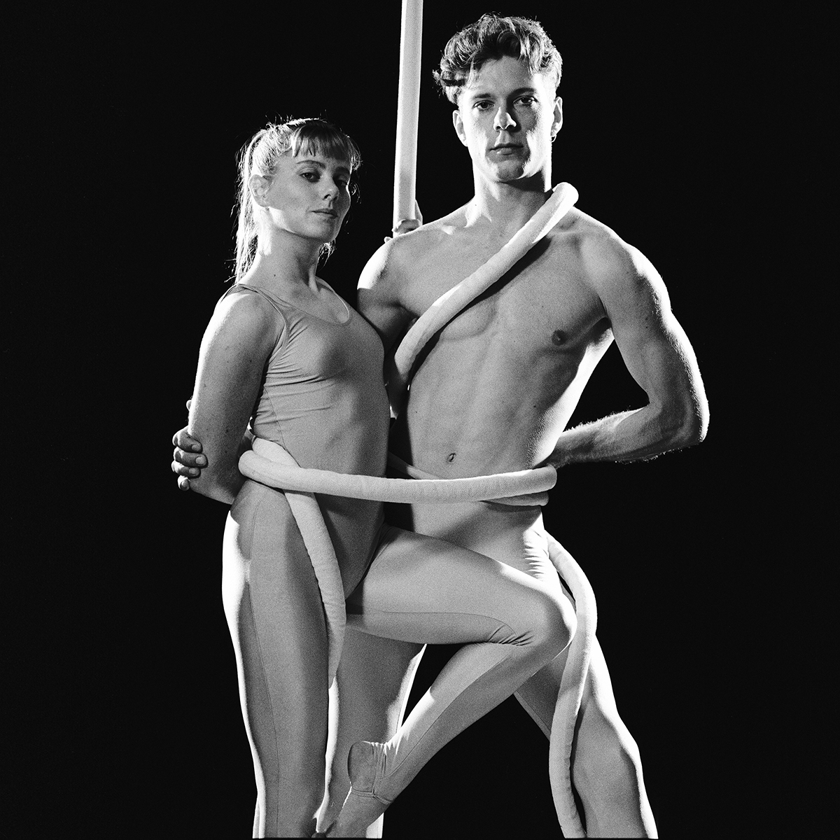 Jackie Williams and Andrew Watson on ground